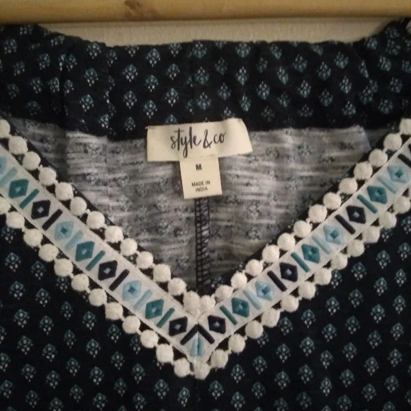 Style & Co Boho Top - Picture 5 of 7